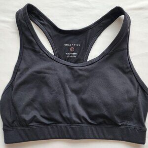 Goal Five Bra '99er Sports Bra SZ L BLACK Medium Support High-stretch Mesh